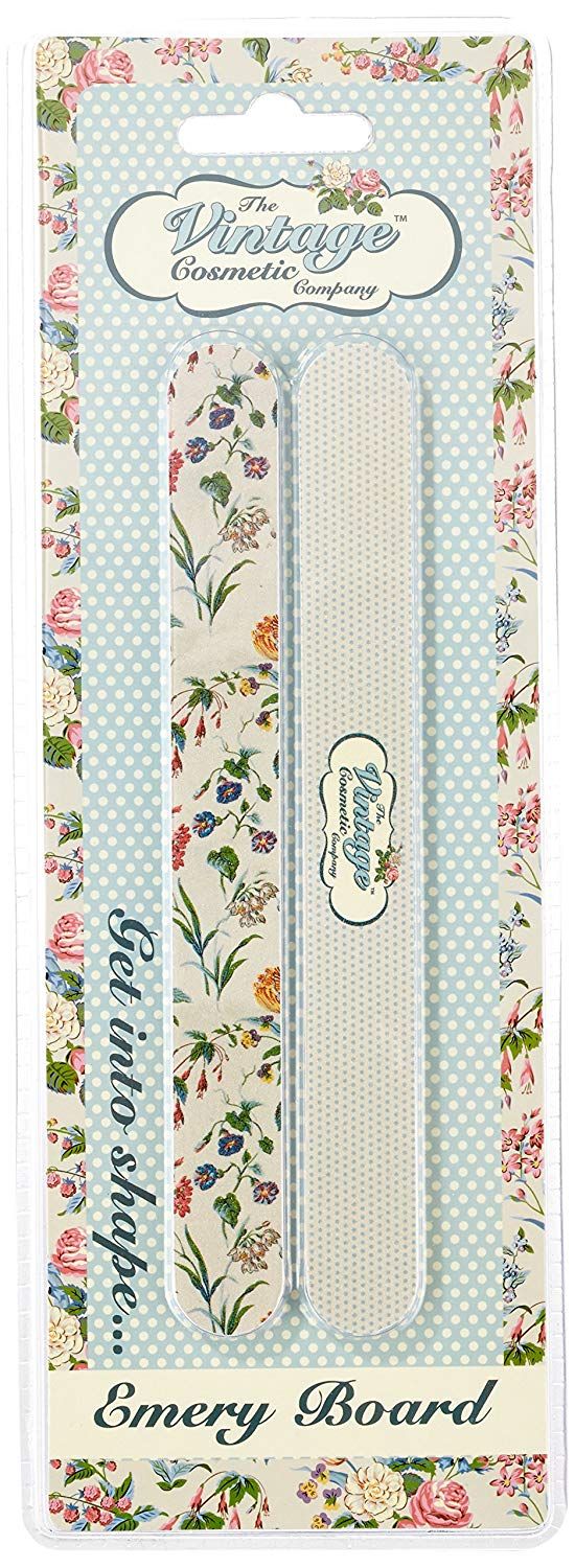 The Vintage Cosmetic Company Twin Pack Emery Boards, Floral