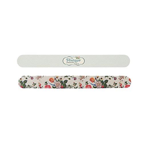 The Vintage Cosmetic Company Twin Pack Emery Boards, Floral