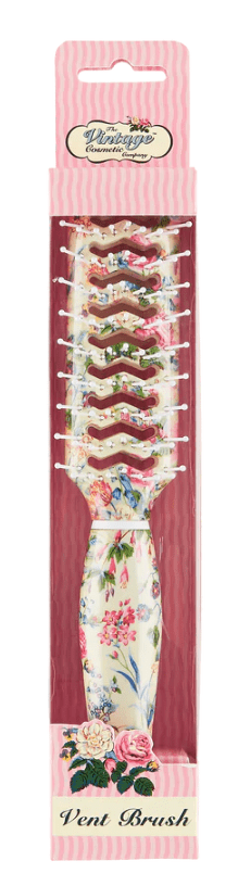 The Vintage Cosmetic Company Vent Hair Brush - Floral