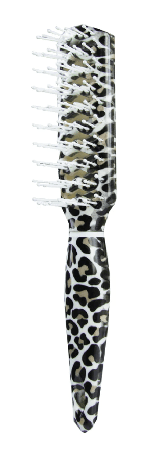The Vintage Cosmetic Company Vent Hair Brush - Leopard Print 