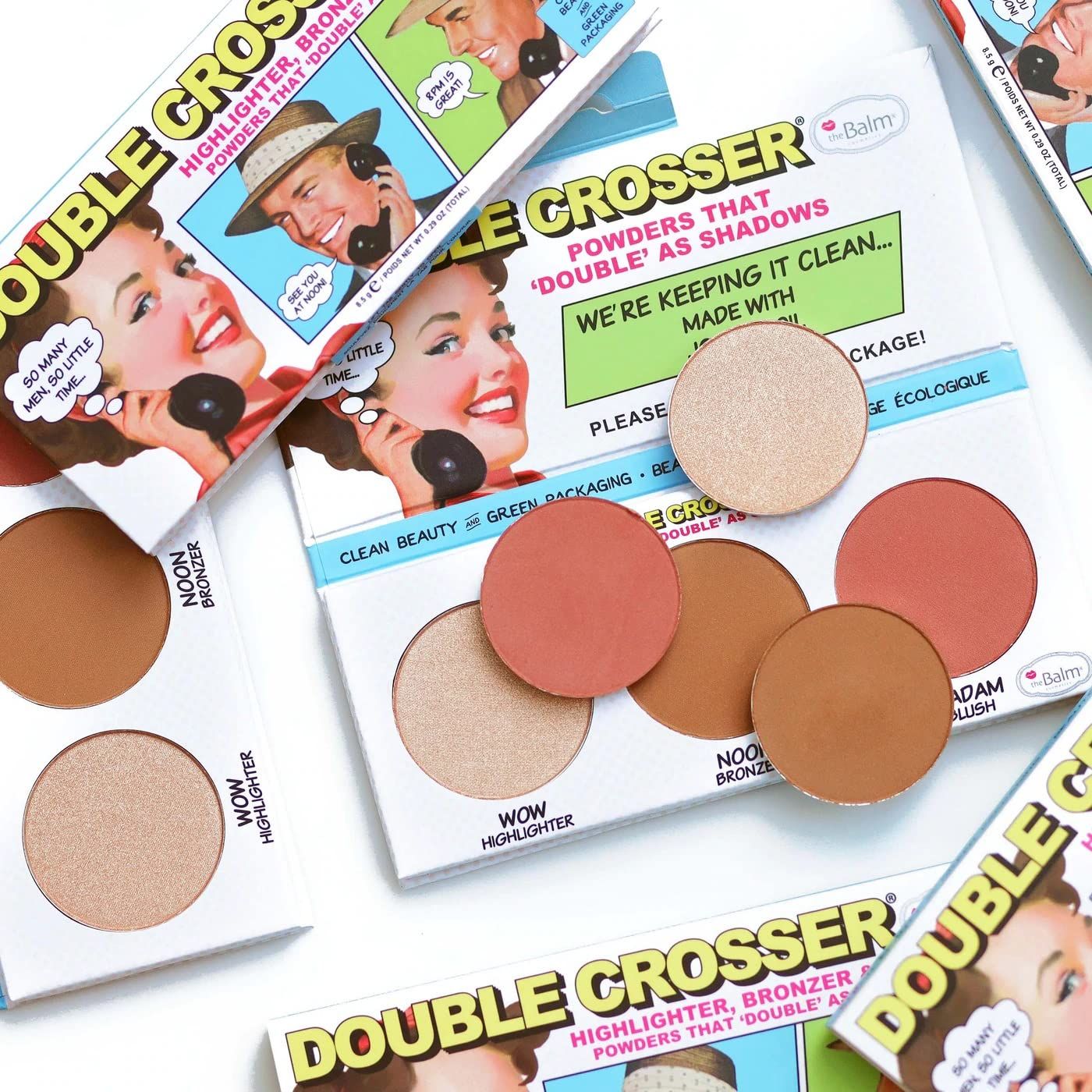 Thebalm Double Crosser (Highlighter, Bronzer & Blush)
