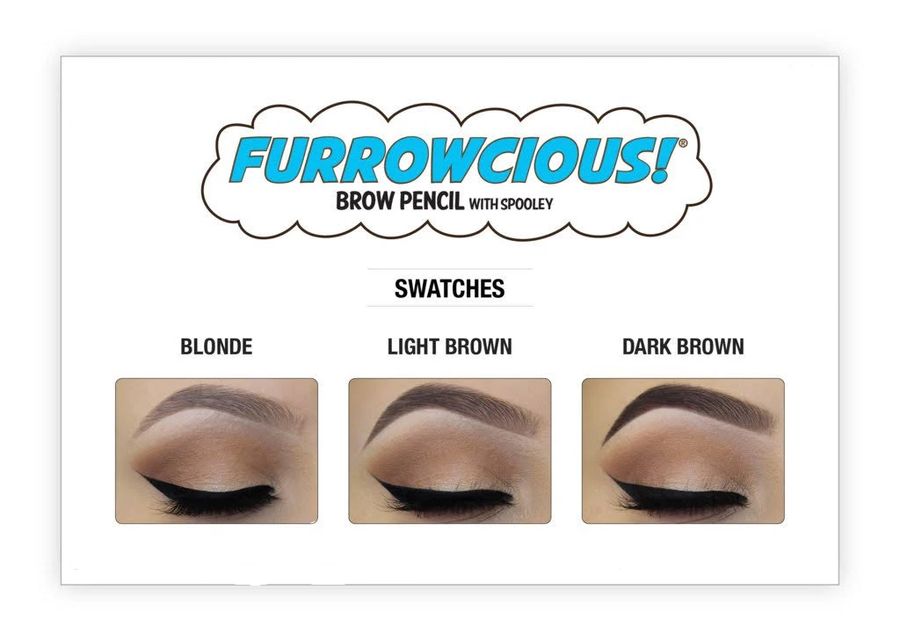 Thebalm Furrowcious Brow Pencil with Spooley, Light Brown