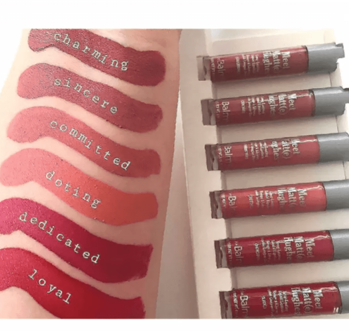 theBalm Meet Matte Hughes Set of 6 Mini Long-Lasting Liquid Lipsticks Volume 1