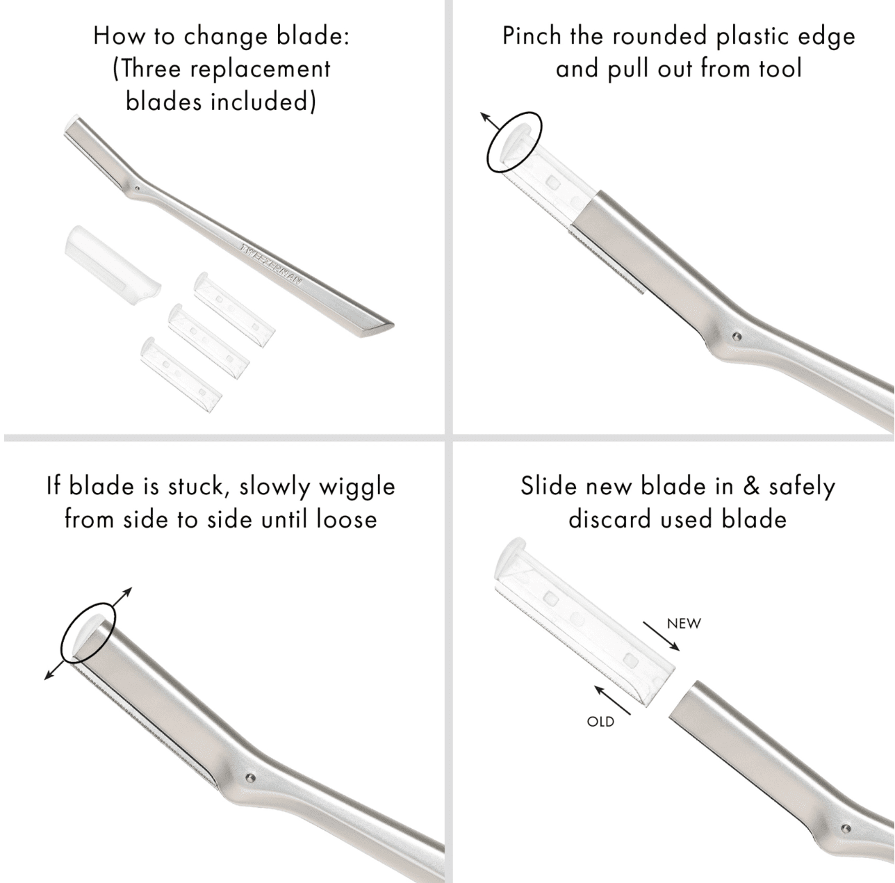 Tweezerman Facial Razor (1023-R)