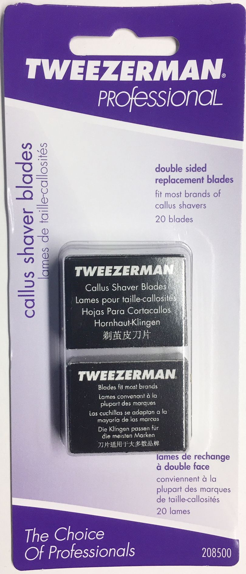Tweezerman Replacement Callus Shaver Blades (20 Count)
