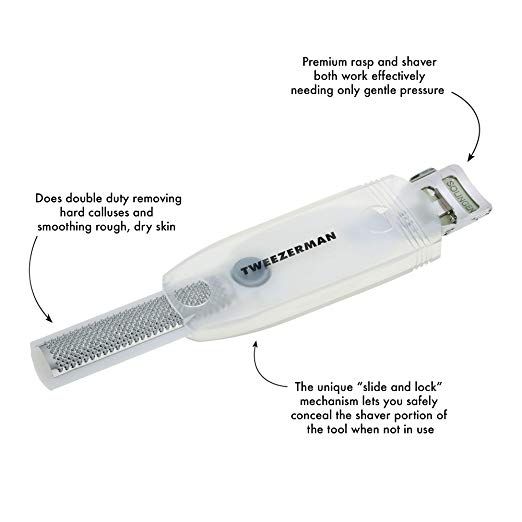 Tweezerman Safety Slide Callus Shaver with Rasp 