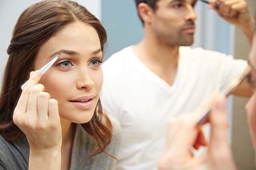 Tweezerman Stainless Steel Slant Tweezer Classic (Silver)