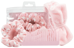 The Vintage Cosmetic Company, Wet Hair Kit, Pink (One Size) (3 Piece)