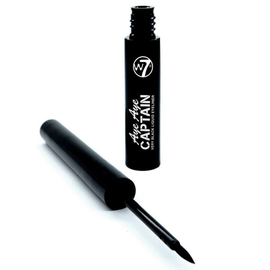W7 COSMETICS Aye Aye Captain Liquid Eyeliner, Very Black