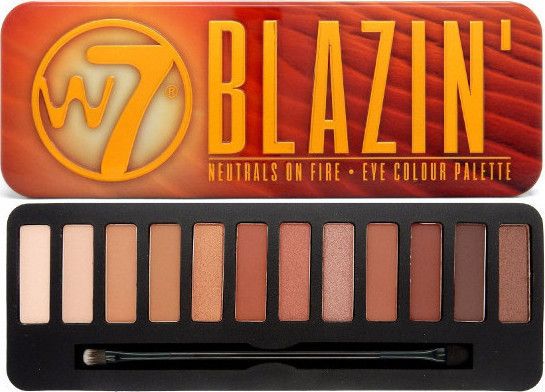 W7 COSMETICS Blazin' Neutrals on Fire Eye Shadow Colour Palette
