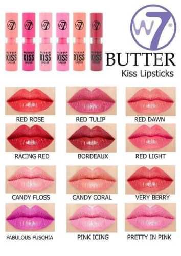 W7 COSMETICS Butter Kiss Lipstick - Red Dawn 