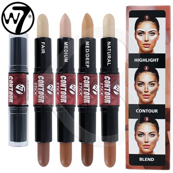 W7 COSMETICS Dual Contour Stick - Medium Deep
