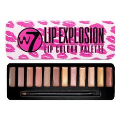 W7 Cosmetics Lip Explosion 12 Lipstick Colour Lip Palette with Applicator