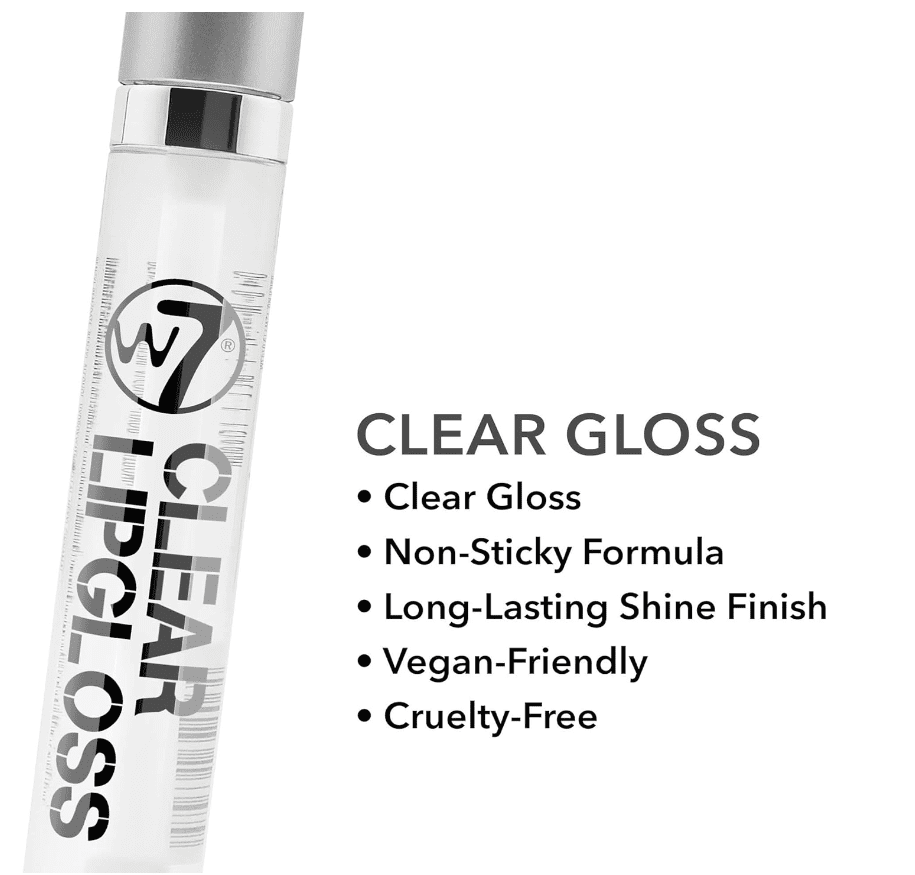 W7 COSMETICS Lip Gloss Wand - Clear