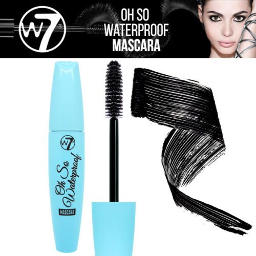 W7 COSMETICS Oh So Waterproof Mascara - Blackest Black