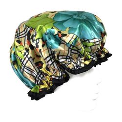 Wrapables Trendy Satin Shower Cap, Diva Prints