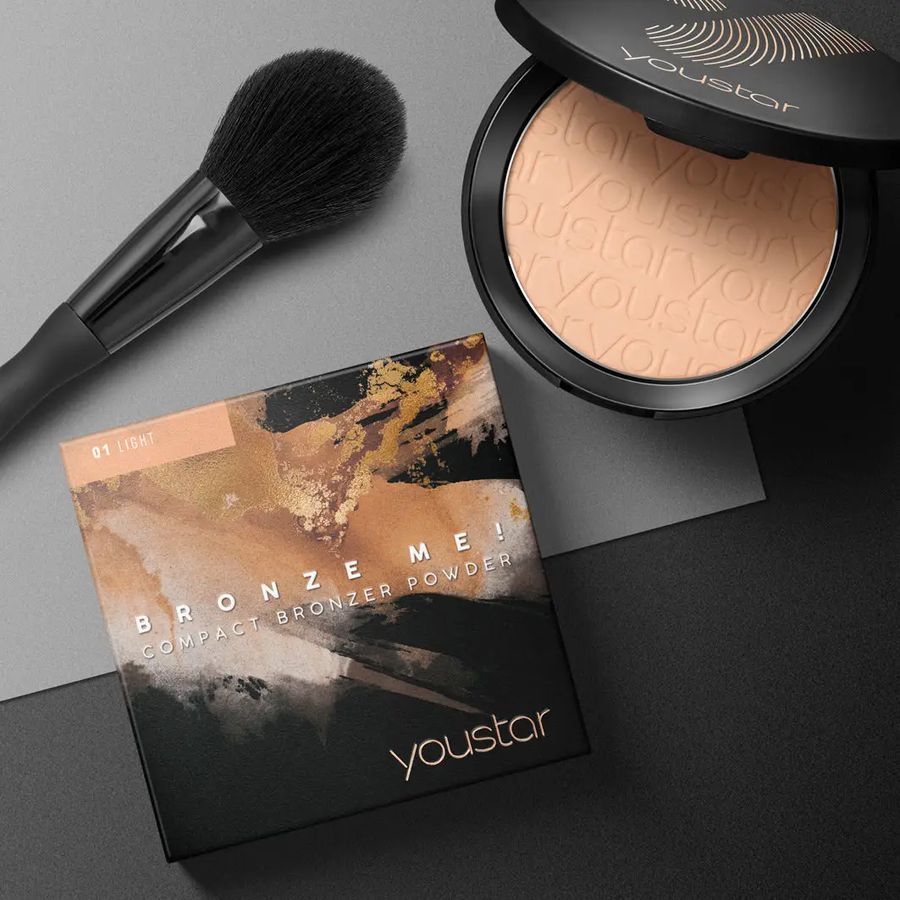 youstar Cosmetics Bronze Me! Compact Bronzer Powder, Light 01