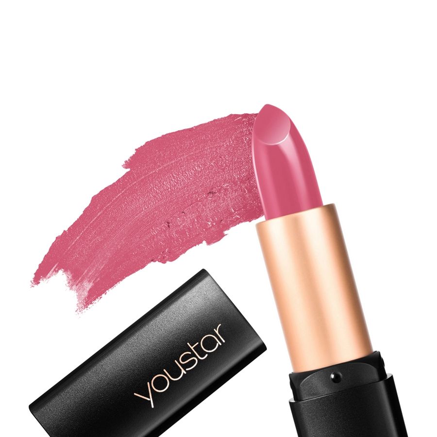 youstar Cosmetics Intense Colour Shine & Care Lipstick, Nude Rose 02