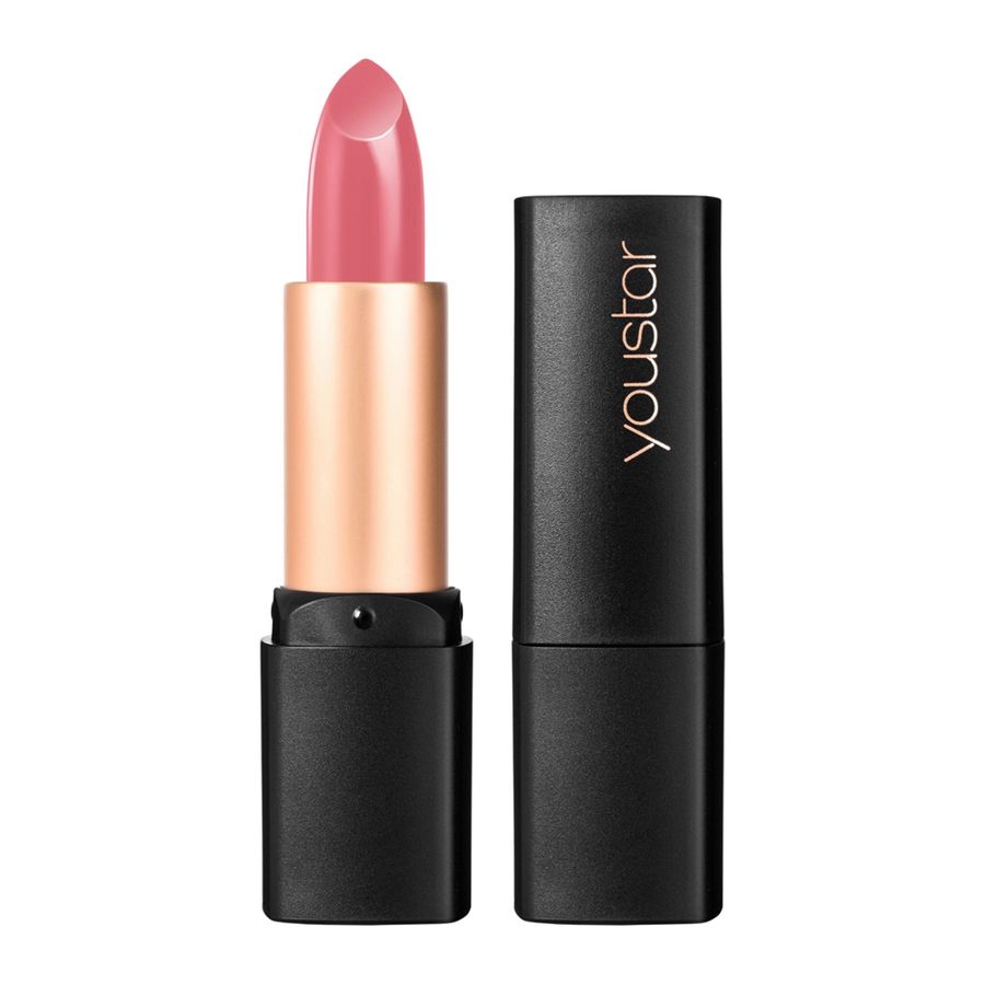  youstar Cosmetics Intense Colour Shine & Care Lipstick, Rose Wood 01