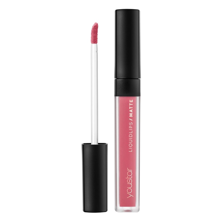 youstar Cosmetics Liquidlips/Matte Fluid Lipstick, Wild Rose - 01