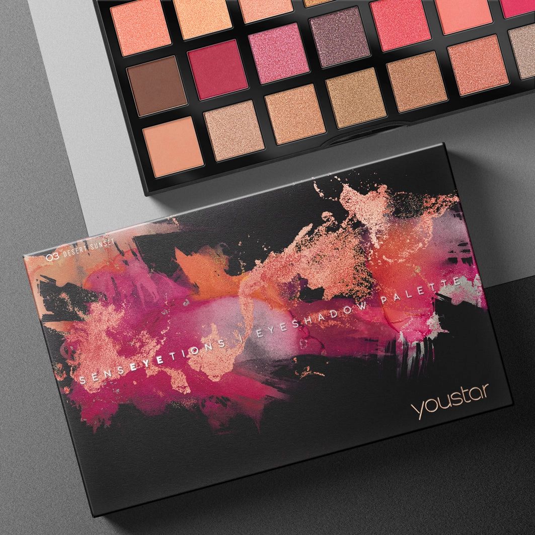 youstar Cosmetics SENSEYETIONS Eyeshadow Palette, Desert Sunset 03