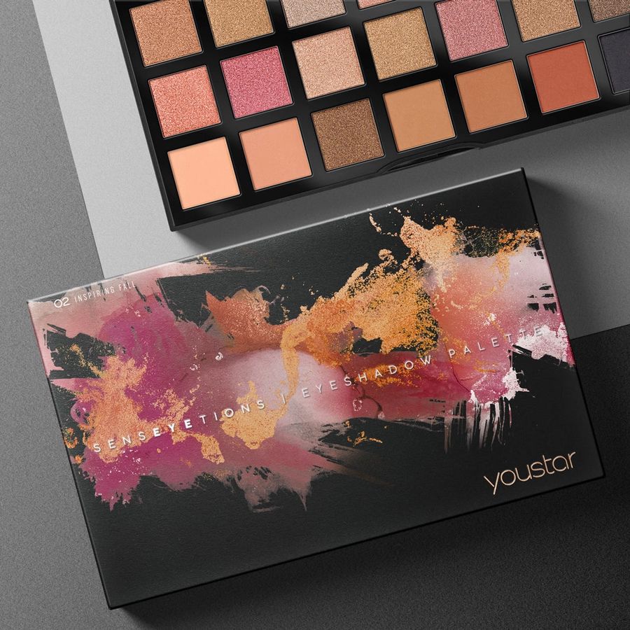 youstar Cosmetics SENSEYETIONS Eyeshadow Palette, Inspiring Fall 02