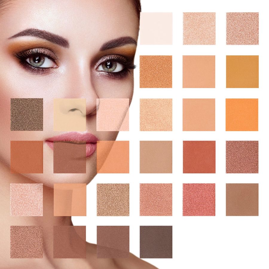 youstar Cosmetics SENSEYETIONS Eyeshadow Palette, Natural Glam 01