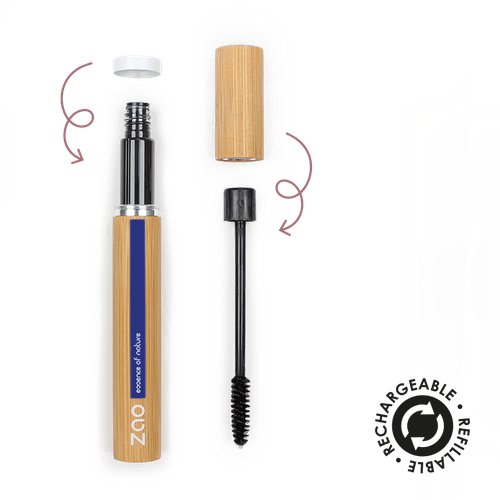 Zao Makeup Mascara Aloe Vera Organic & Vegan - Dark Brown 091