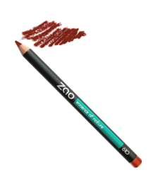 Zao Makeup Multipurpose Pencils for Eyes, Brows & Lips, Copper Red 610