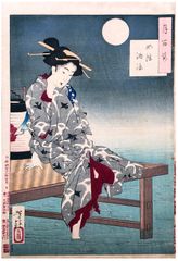 100 Aspects of the Moon # 11 by Tsukioka Yoshitoshi