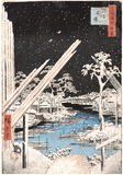100 Views of Edo # 106 by Ando Hiroshige