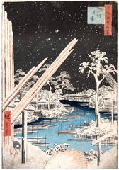 100 Views of Edo # 106 by Ando Hiroshige