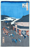 100 Views of Edo # 13 by Ando Hiroshige