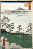 100 Views of Edo # 17 by Ando Hiroshige