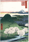 100 Views of Edo # 24 Deluxe 1st Edition by Ando Hiroshi
