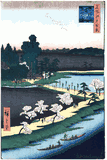 100 Views of Edo # 31 Deluxe 1st Edition by Ando Hiroshige