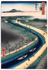 100 Views of Edo # 33 Deluxe 1st Edition by Ando Hiroshige