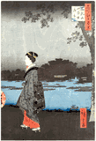 100 Views of Edo # 34 Deluxe Edition by Ando Hiroshige