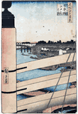 100 Views of Edo # 43 Deluxe 1st Edition by Ando Hiroshige