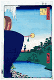100 Views of Edo # 51 by Ando Hiroshige