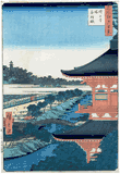 100 Views of Edo # 53 by Ando Hiroshige