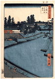100 Views of Edo # 54 Deluxe 1st Edition by Ando Hiroshige