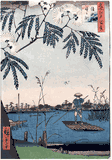 100 Views of Edo # 63 Deluxe 1st Edition by Ando Hiroshige