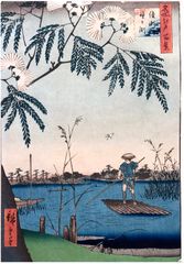 100 Views of Edo # 63 Deluxe 1st Edition by Ando Hiroshige