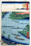 100 Views of Edo # 70 by Ando Hiroshige