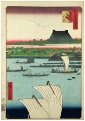 100 Views of Edo # 78 Deluxe Edition by Ando Hiroshige