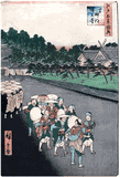 100 Views of Edo # 79 Deluxe 1st Edition by Ando Hiroshige