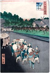 100 Views of Edo # 79 Deluxe 1st Edition by Ando Hiroshige