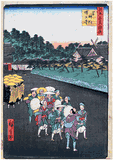 100 Views of Edo # 79 Deluxe Edition by Ando Hiroshige