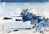 36 Views of Mt Fuji # 13 Sagami Province by Hokusai